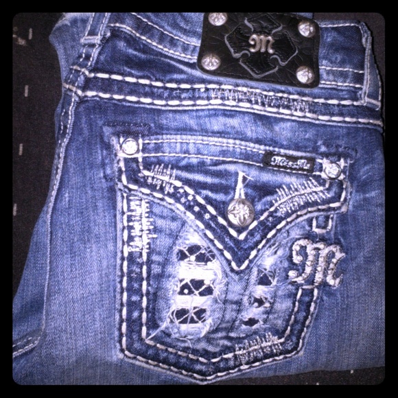 Miss Me Denim - Women's "Miss Me" blue jeans